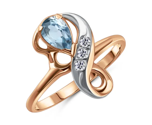 Кольцо Золото 585, К122-9370Т