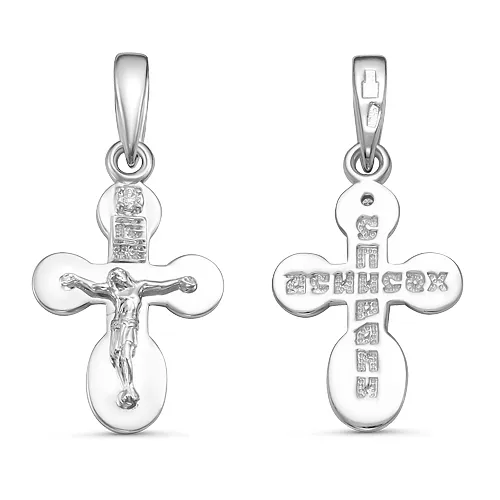 Подвеска крест, Золото 585, 10-12-0065