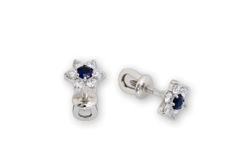 Серьги пусеты-гвоздики, Золото 585, 149121ю