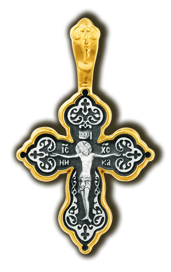 Подвеска крест, Серебро 925, 08029