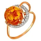 Кольцо Золото 585, Янтарь 152708 1 34 1 Кольцо Золото 585, Янтарь 152708 1 34 1