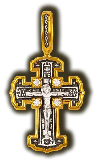 Подвеска крест, Серебро 925, 08272