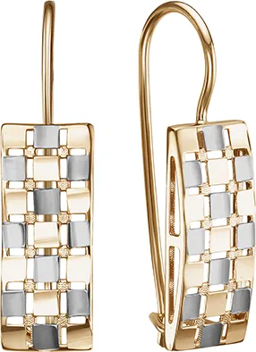 Серьги, Золото 585, РАСд962-3848