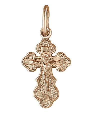 Подвеска крест, Золото 585, 325800 1 10
