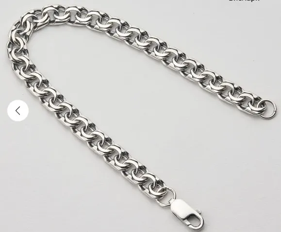 Цепочка Серебро 925, плетение Бисмарк, 3055