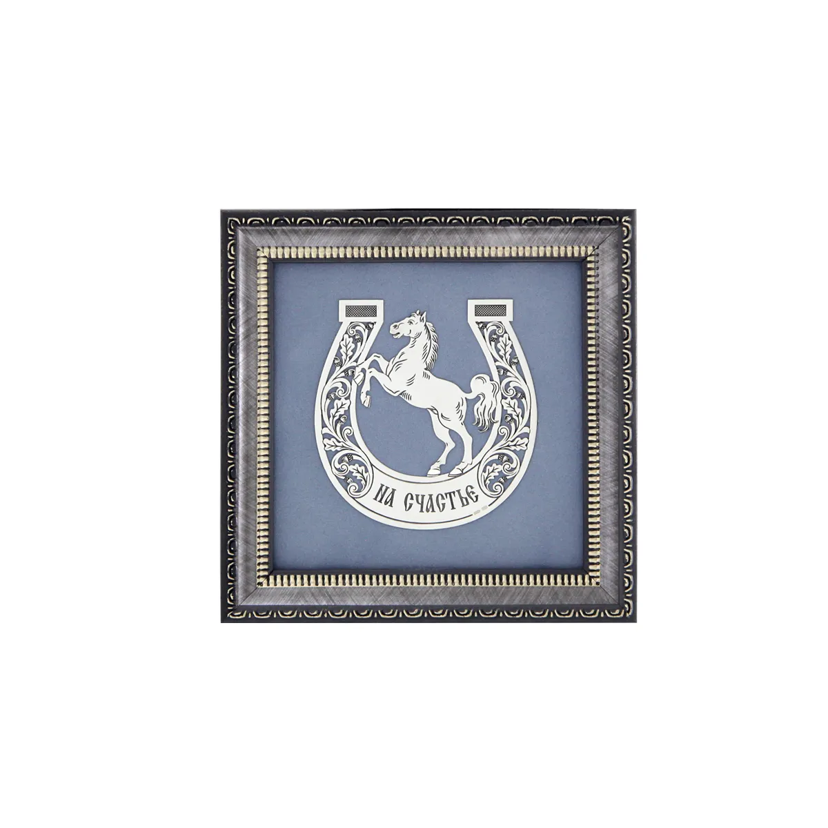 50320054А08 декоративное  панно "Подкова",  Серебро 925