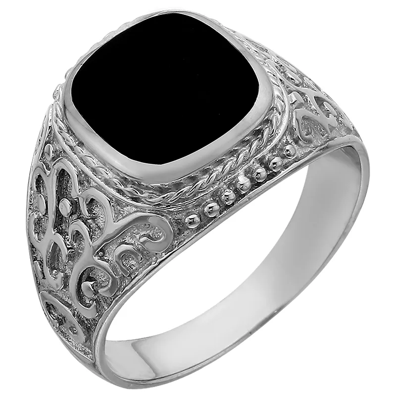 Кольцо мужское (печатка). Серебро 925, SB3R 37