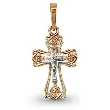 Подвеска крест, Золото 585 11997 Подвеска крест, Золото 585 11997