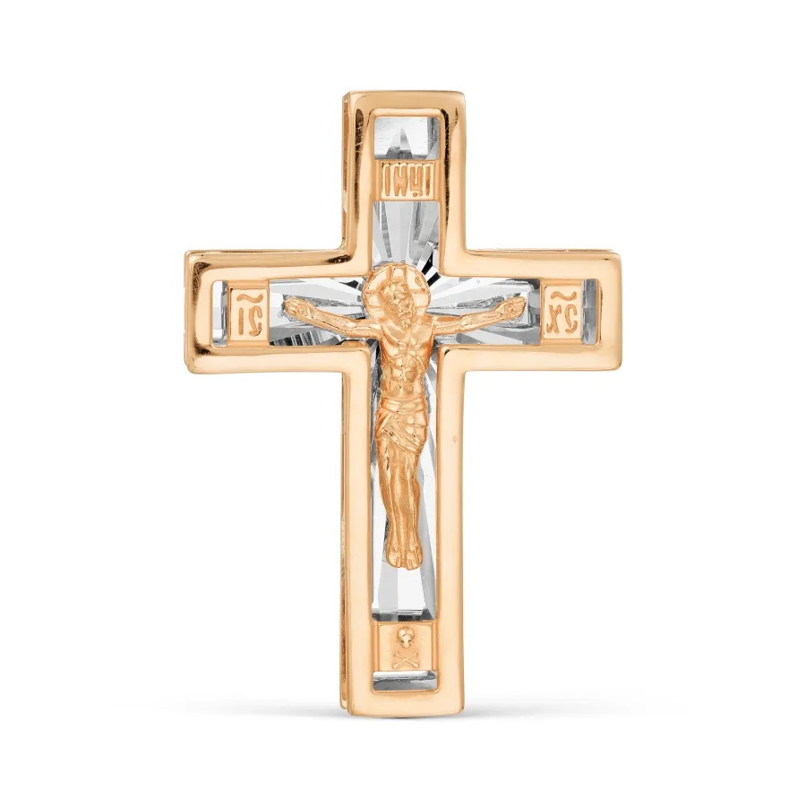 Подвеска крест, Золото 585, Т13066771-1