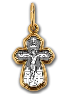 Подвеска крест, Серебро 925, 101.070