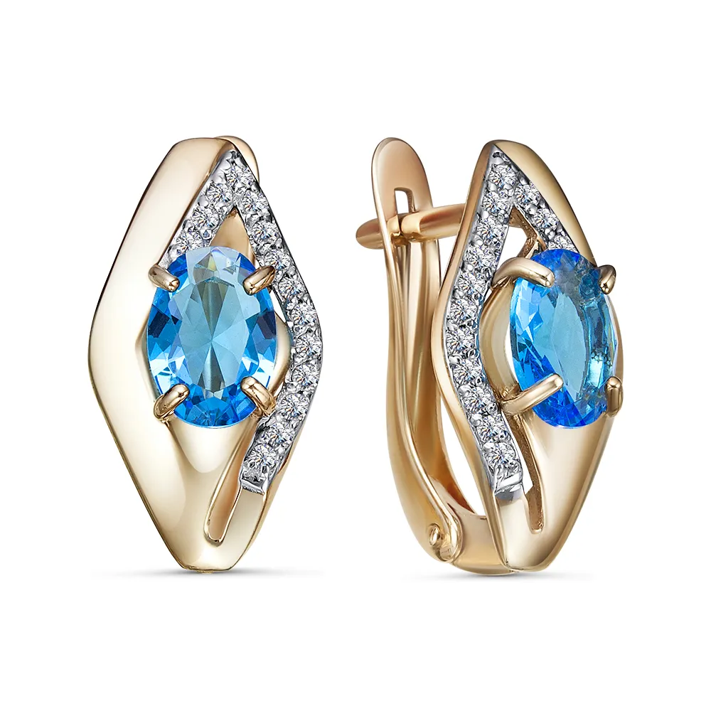 Серьги, Золото 585, 2468708 1 6 1