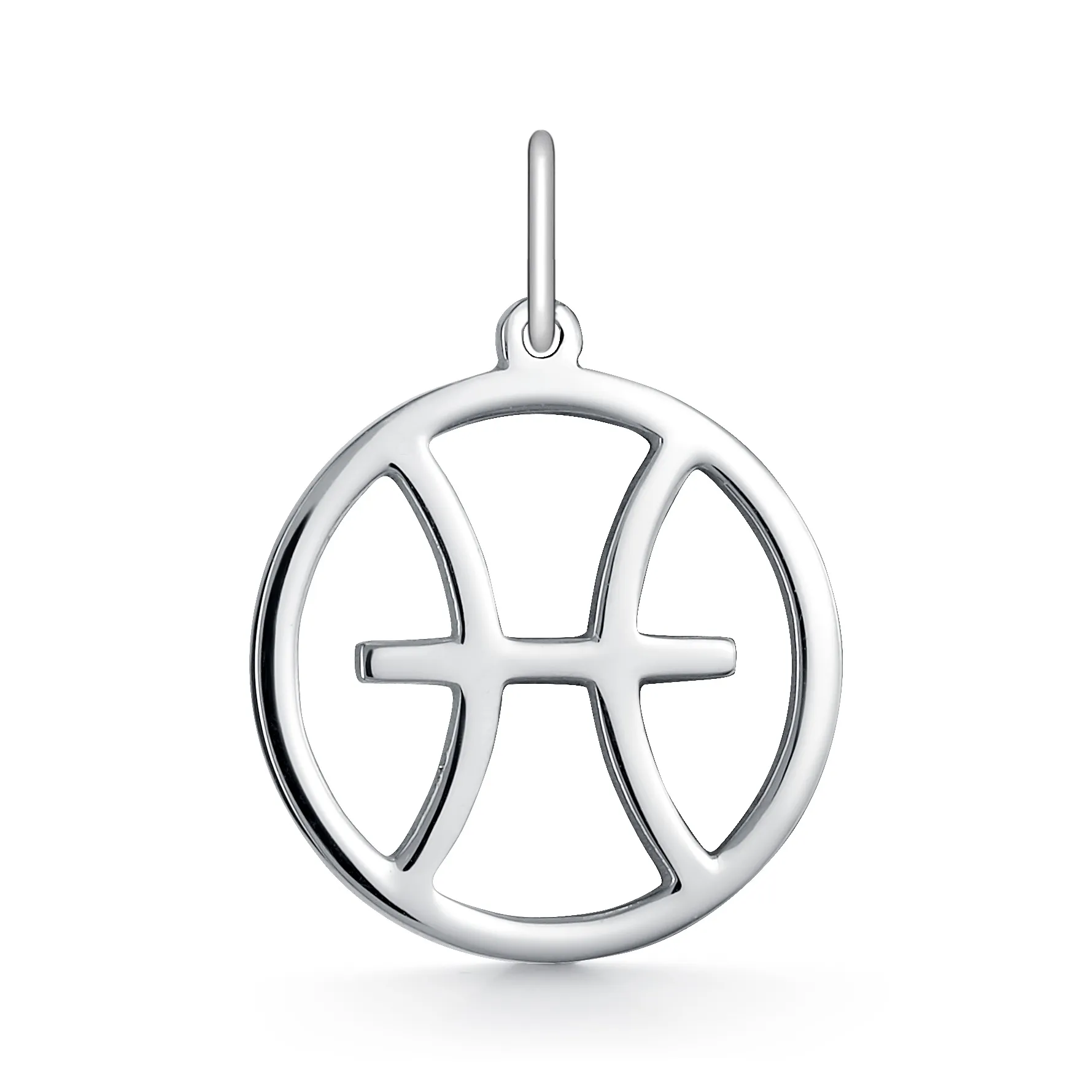 Подвеска знак зодиака Рыбы 19.02-20.03, Серебро 925, 1-00023