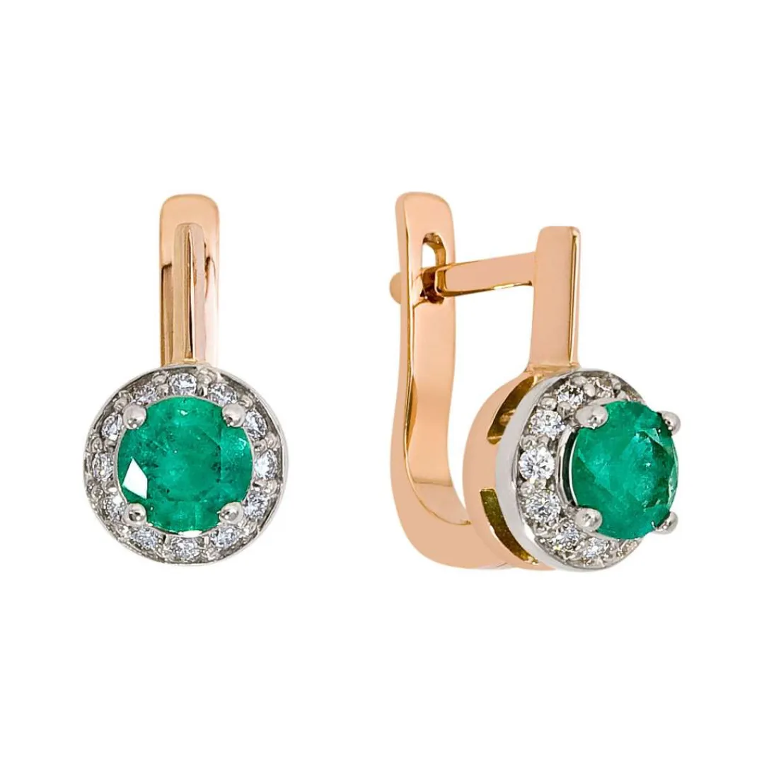 Серьги, Золото 585, 142811ю