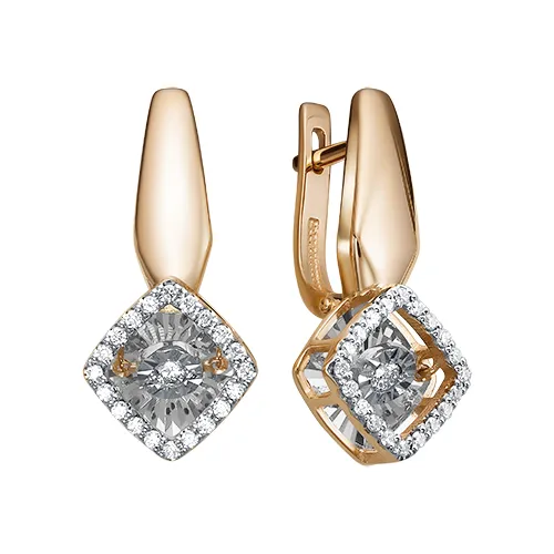 Серьги, Золото 585, С113-6826