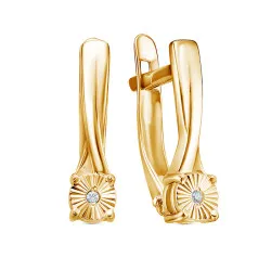 Серьги, Серебро 925, Фианит Z2-11183з