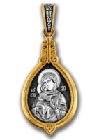 Иконка нательная,  Серебро 925, 102.088