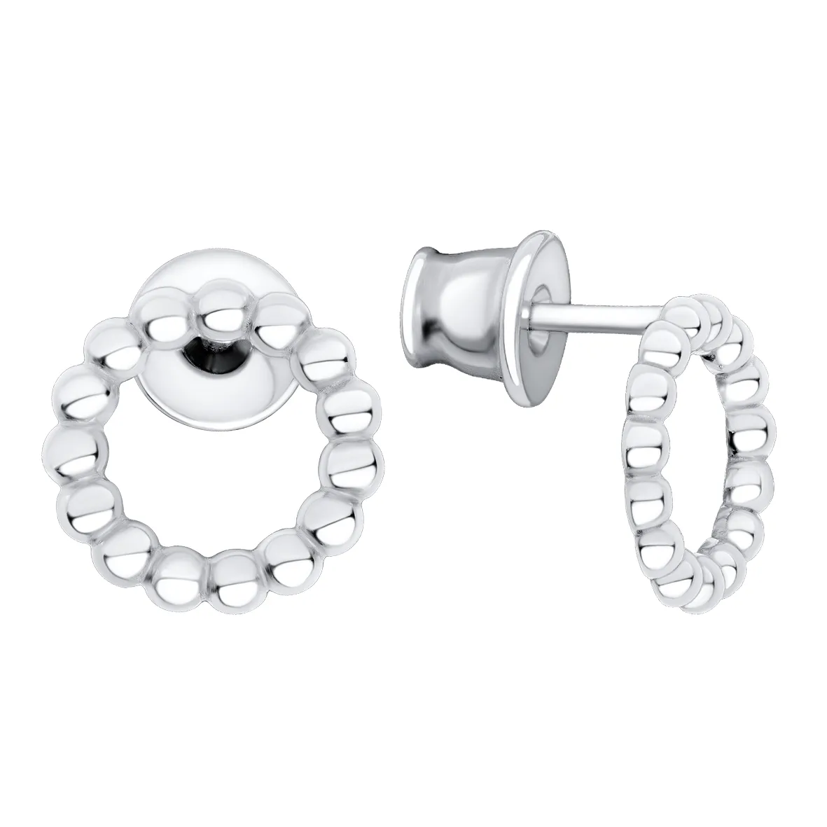 Серьги пусеты-гвоздики, Серебро 925, 2340405427
