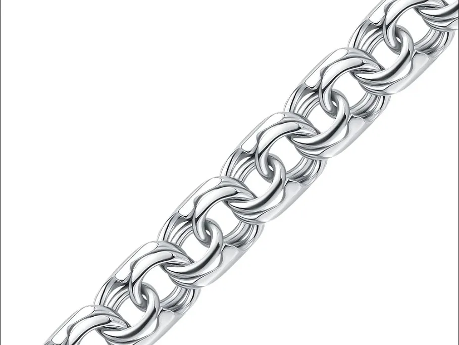 Цепочка Серебро 925, плетение Бисмарк, 5055
