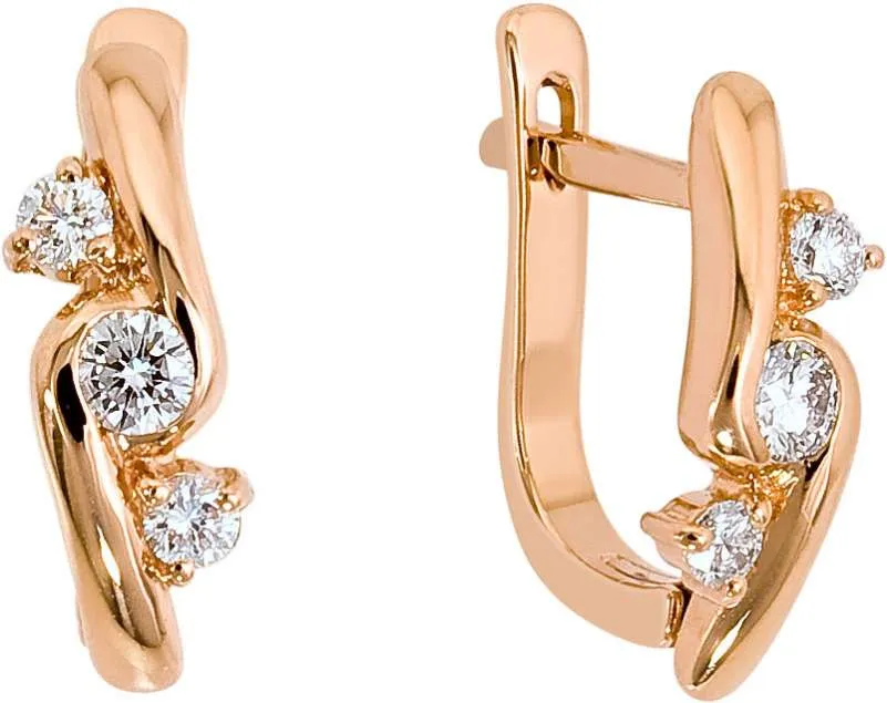 Серьги, Золото 585, 162511ю