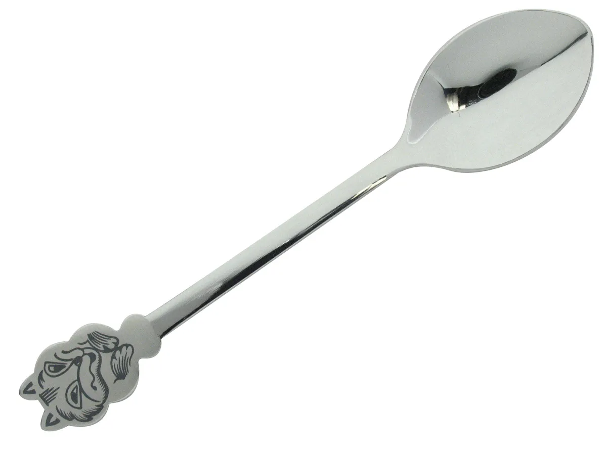 40010338А05 ложка детская "Лисичка",  Серебро 925