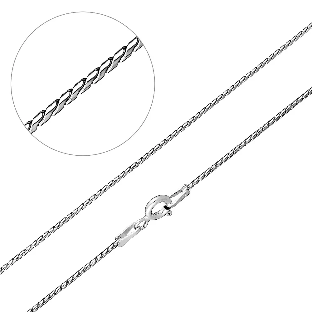 Цепочка Серебро 925, плетение Снейк, ТПр 50