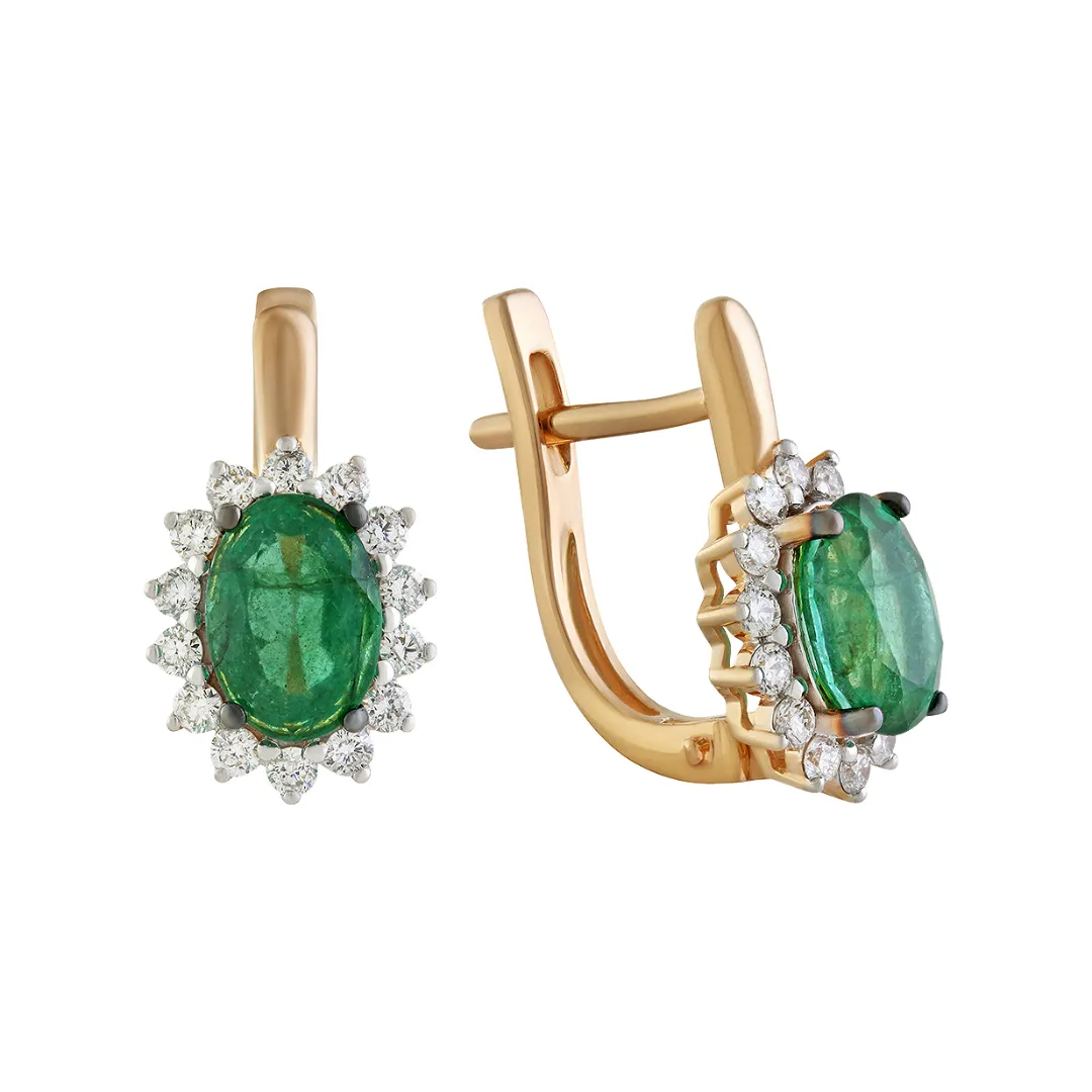 Серьги, Золото 585, 36-41E01041-F0DDEM