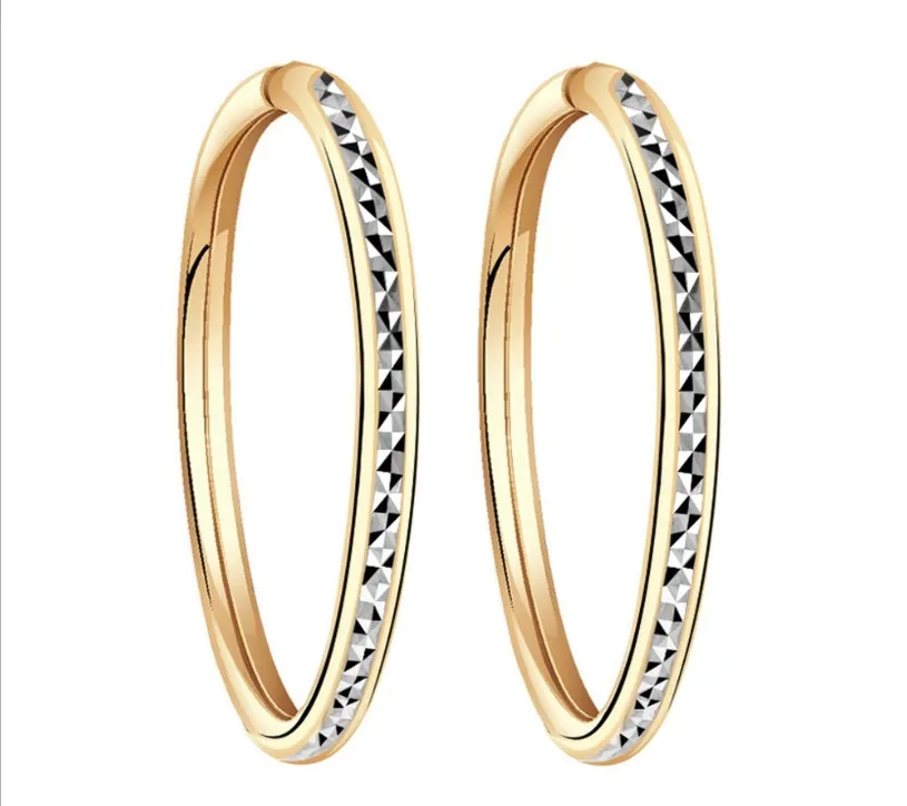 Конго/серьги-кольца,  Золото 585 , 08-1951