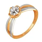 Кольцо Золото 585, Фианит 1227407 1 1 1 Кольцо Золото 585, Фианит 1227407 1 1 1