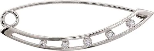 402921ю Брошь Золото 585, 402921ю