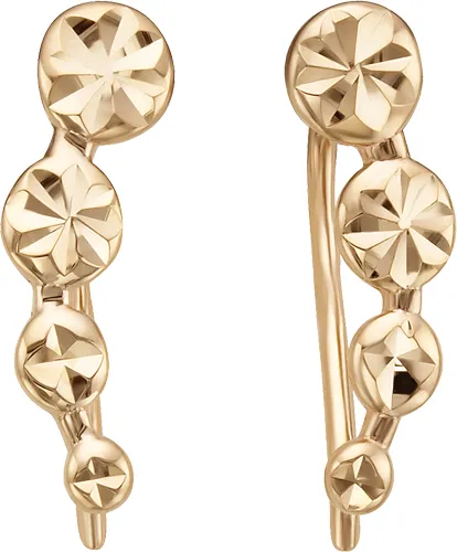 Серьги, Золото 585, АС761-3225