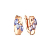 Серьги, Серебро 925, Топаз С-416пТв