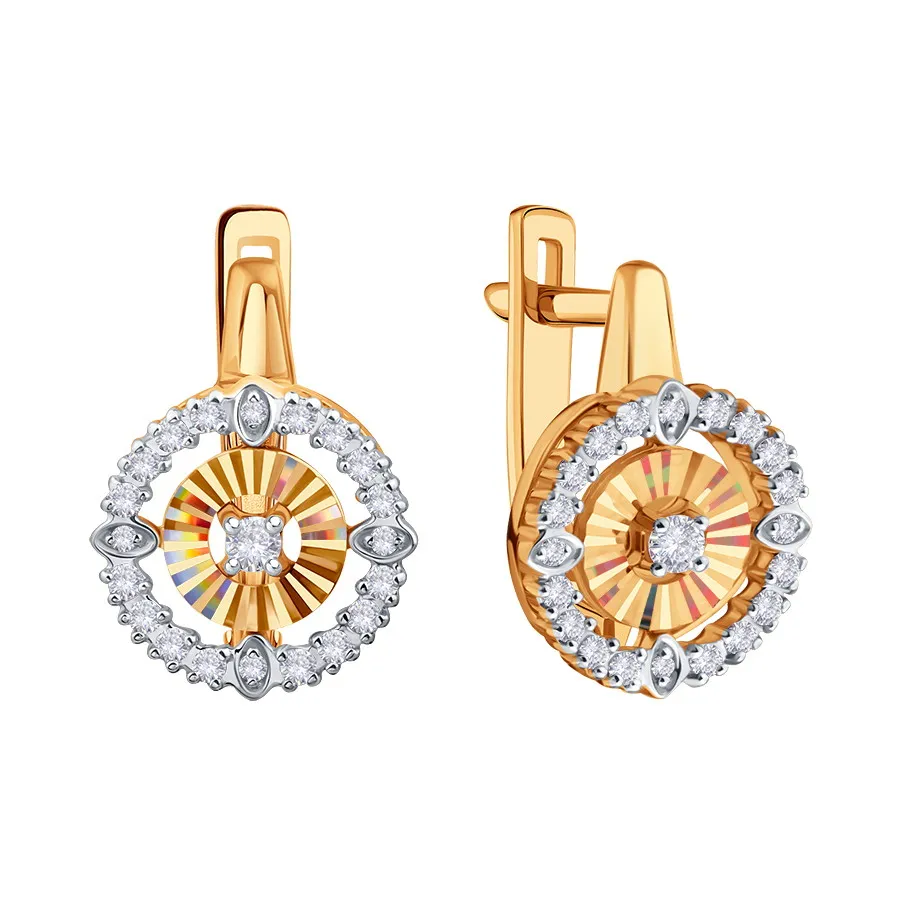 Серьги, Золото 585, Т14162Г802