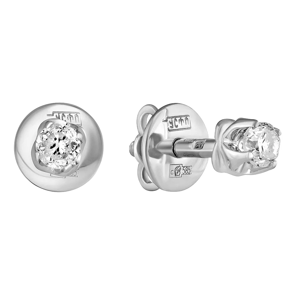 Серьги пусеты-гвоздики, Золото 585, 83-42E61581-F1DD