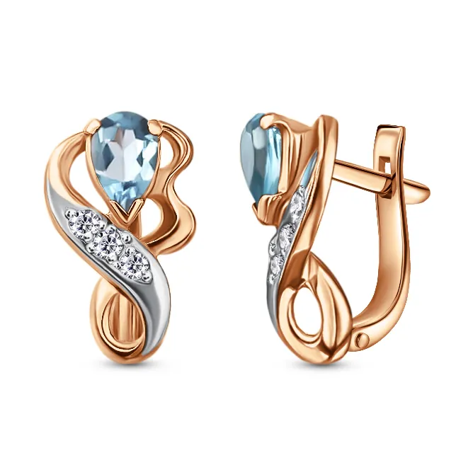 Серьги, Золото 585, С122-9370Т