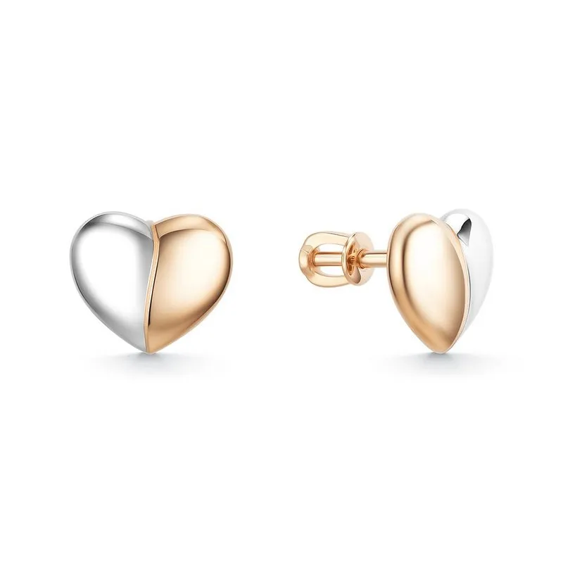 Серьги пусеты-гвоздики, Золото 585, С5501