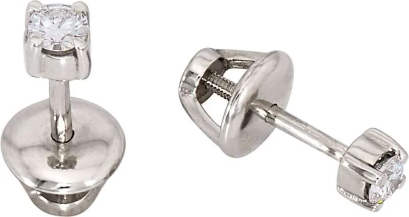 Серьги пусеты-гвоздики, Золото 585, 130421ю