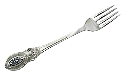 40020132А05 Вилка десертная,  Серебро 925
