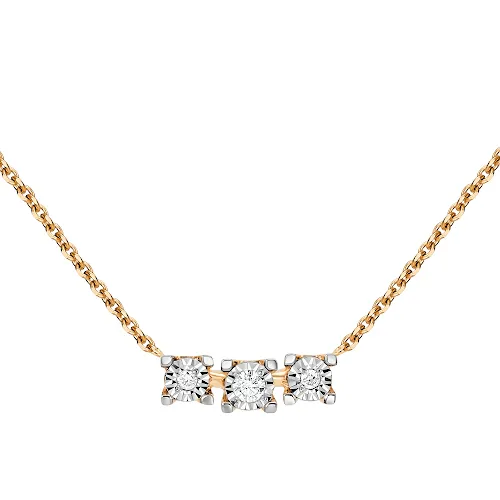 Колье,  Золото 585, Кл113-6697