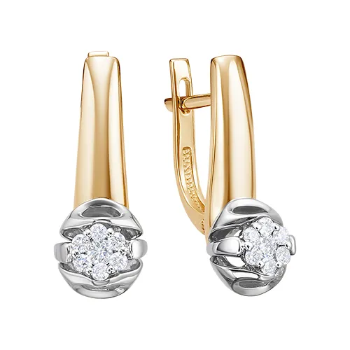 Серьги, Золото 585, С112-6408