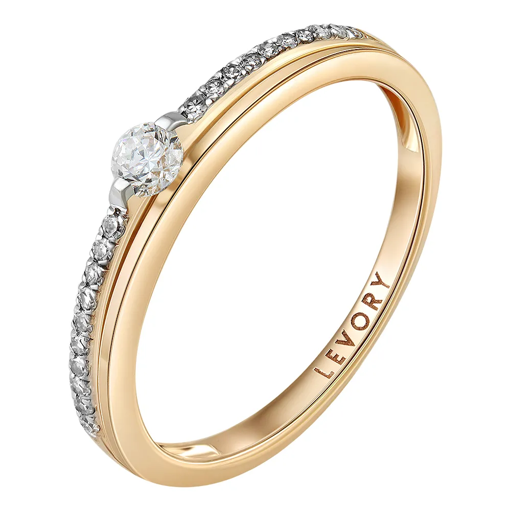 Кольцо Золото 585, 65-41R01249-F1DD