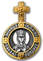Иконка нательная,  Серебро 925, 102.107