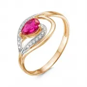 Кольцо Золото 585, Рубин К112-3728Ркор Кольцо Золото 585, Рубин К112-3728Ркор