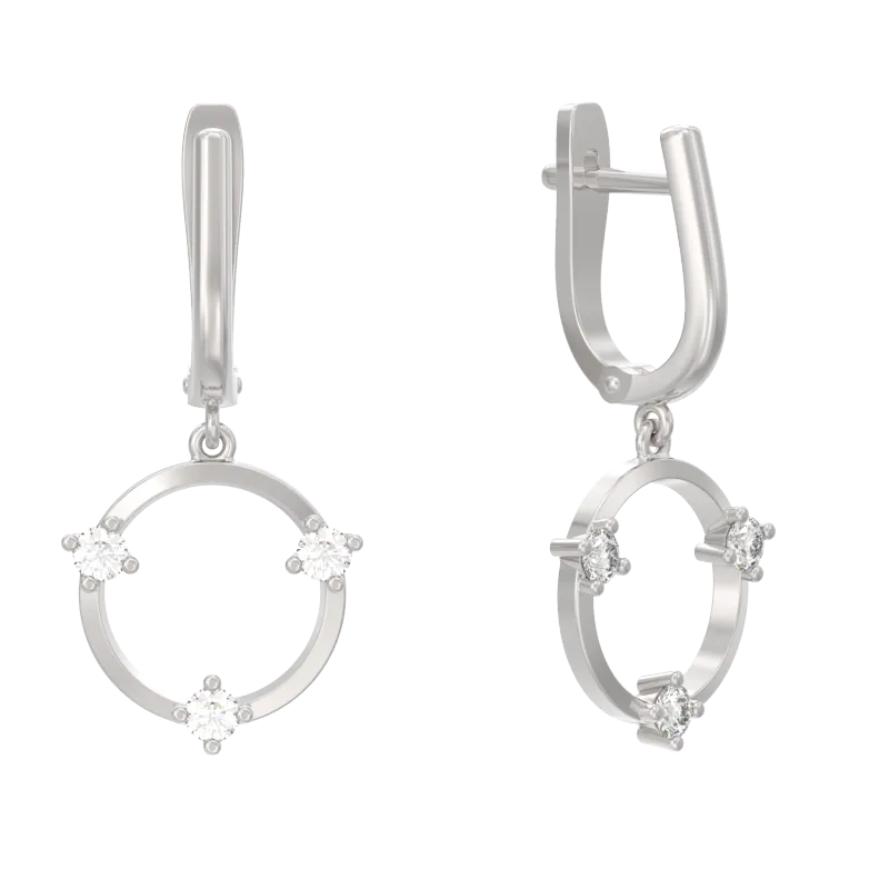 Серьги, Серебро 925, 1045302-01110