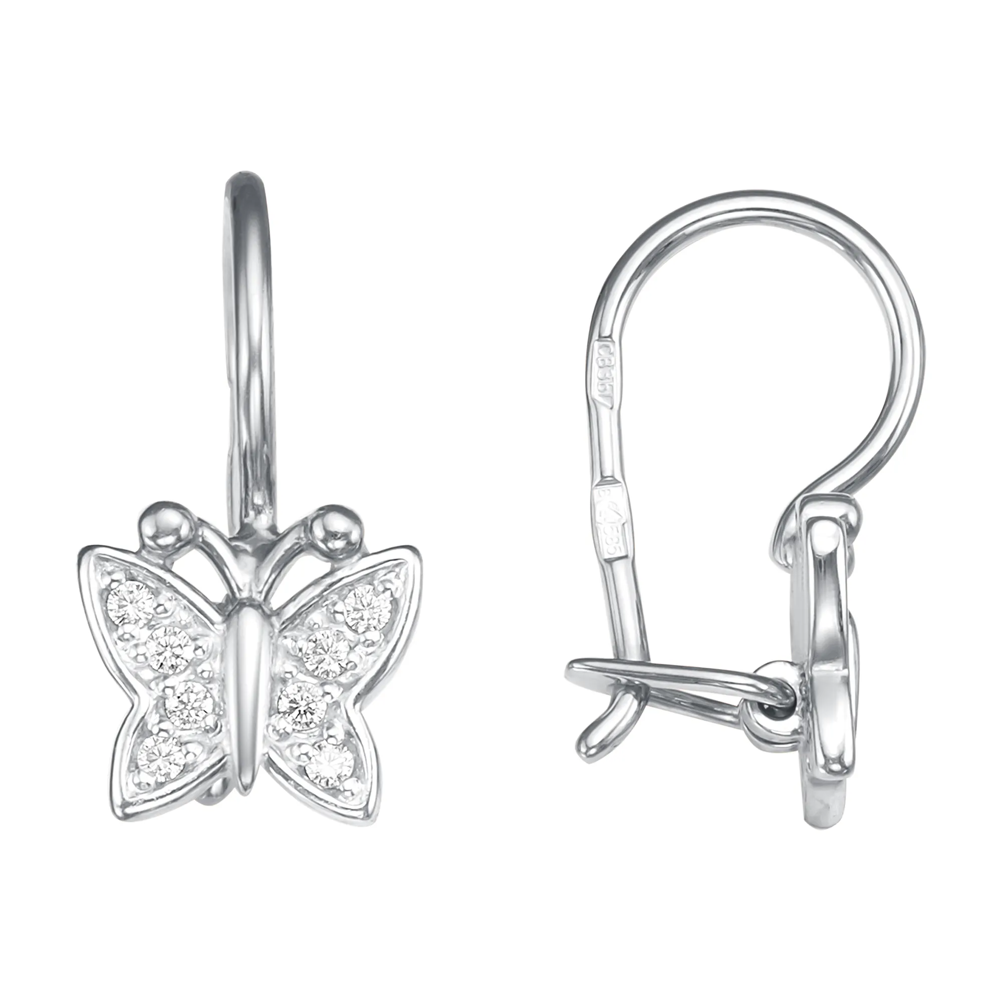 Детские серьги,  Серебро 925, 90-02-1051-00