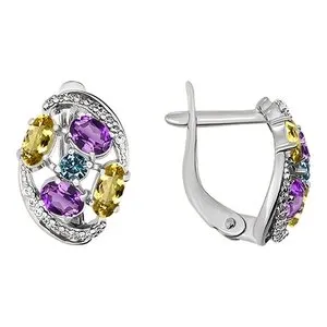 Серьги, Серебро 925, 12-02-0266-00