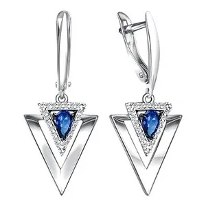 Серьги, Серебро 925, 90-02-8017-06