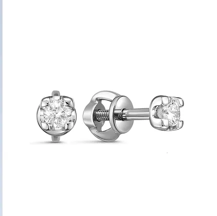 Серьги пусеты-гвоздики, Золото 585, С02770-220