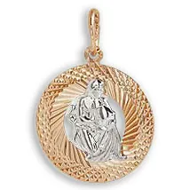 Подвеска знак зодиака Водолей 20.01-18.02, Золото 585 Т130631869 Подвеска знак зодиака Водолей 20.01-18.02, Золото 585 Т130631869