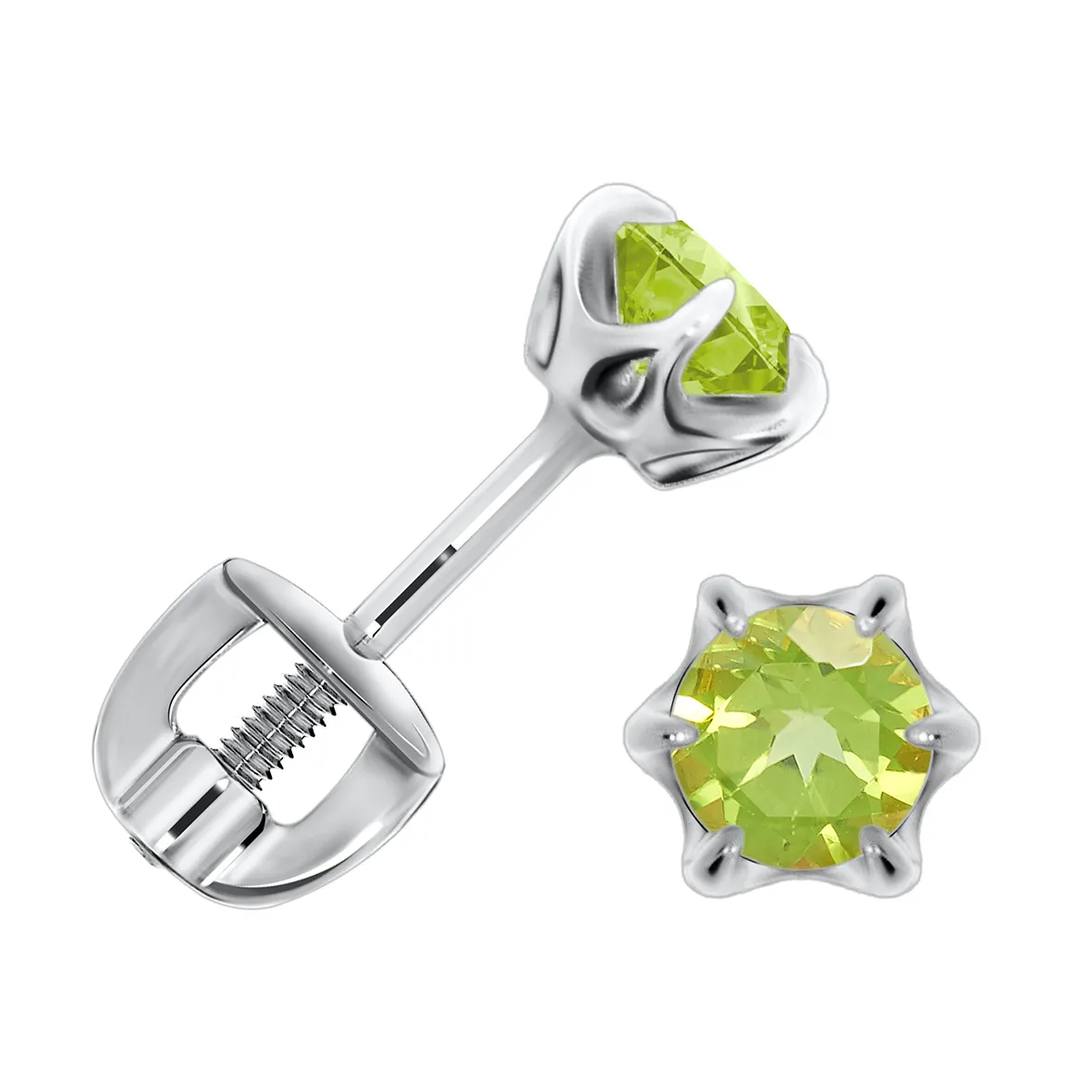 Серьги пусеты-гвоздики, Серебро 925, П340130340