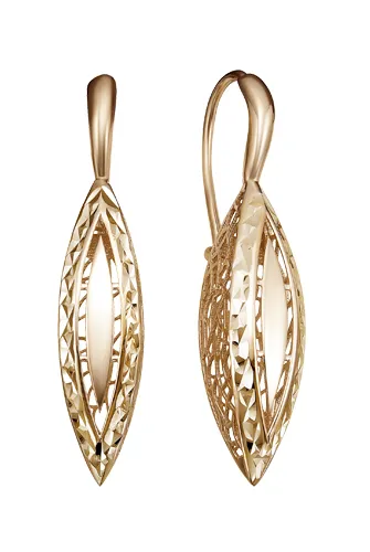 Серьги, Золото 585, АСд823-3491